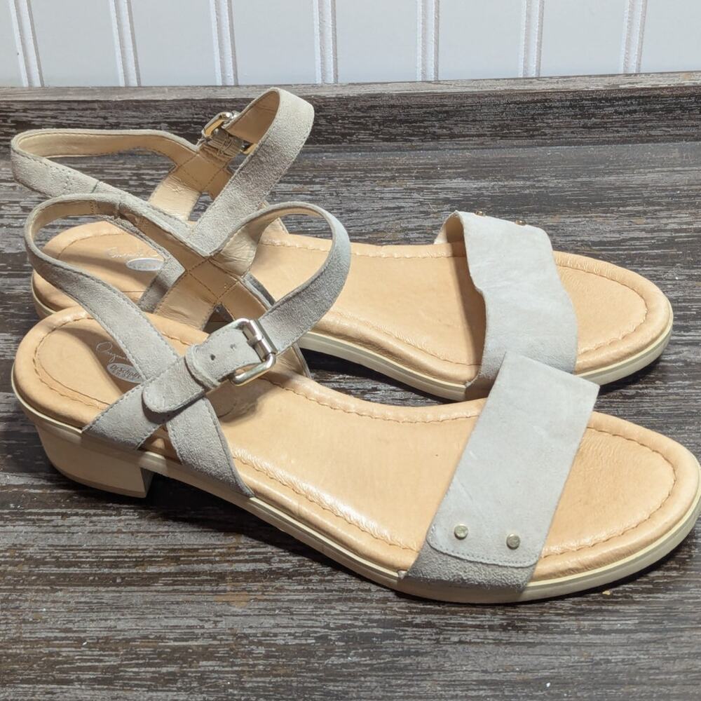 Dr. Scholls Women's Beige Classic Wooden Comfort Sandal Size 10 M